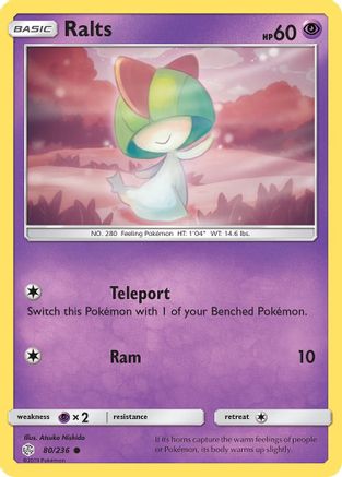 Ralts (080/236) [SM  Cosmic Eclipse] Normal - Common