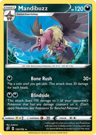 Mandibuzz (120/192) [SWSH02 Rebel Clash] Normal - Rare