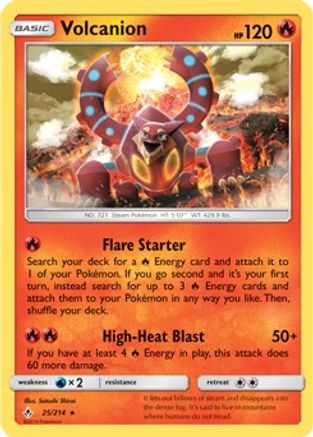 Volcanion (25/214) [Deck Exclusives] Normal - Rare
