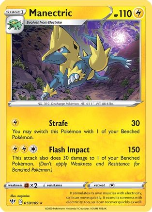Manectric (059/189) [SWSH03 Darkness Ablaze] Normal - Rare