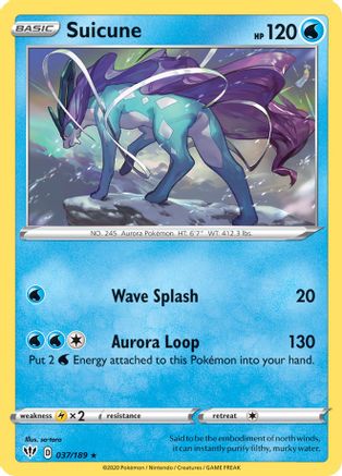 Suicune (037/189) [Deck Exclusives] Normal - Rare