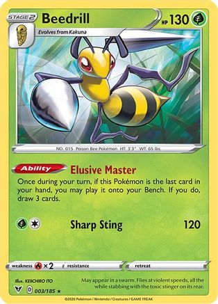 Beedrill (003/185) [SWSH04 Vivid Voltage] Normal - Rare