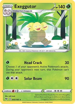Exeggutor (005/185) [SWSH04 Vivid Voltage] Normal - Rare