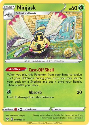 Ninjask (014/185) [SWSH04 Vivid Voltage] Normal - Rare