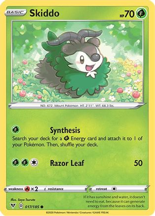 Skiddo (017/185) [SWSH04 Vivid Voltage] Normal - Common