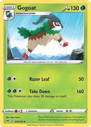 Gogoat (018/185) [SWSH04 Vivid Voltage] Normal - Uncommon