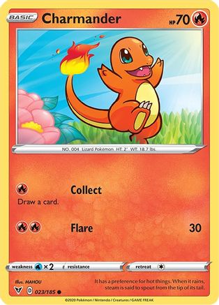 Charmander (023/185) [SWSH04 Vivid Voltage] Normal - Common
