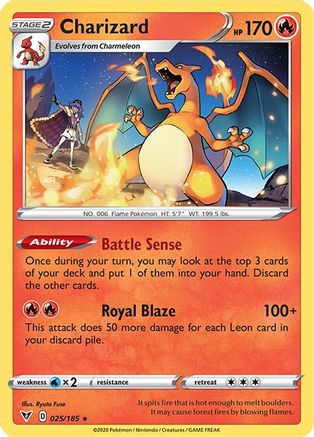 Charizard (025/185) [SWSH04 Vivid Voltage] Normal - Rare