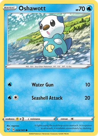 Oshawott (033/185) [SWSH04 Vivid Voltage] Reverse Holofoil - Common