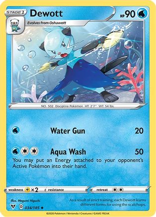 Dewott (034/185) [SWSH04 Vivid Voltage] Normal - Uncommon