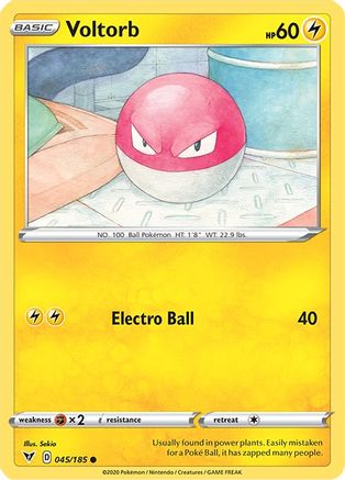Voltorb (045/185) [SWSH04 Vivid Voltage] Normal - Common