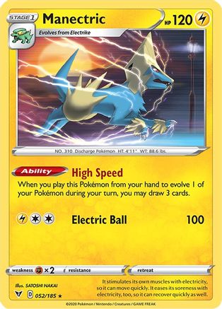 Manectric (052/185) [SWSH04 Vivid Voltage] Normal - Rare