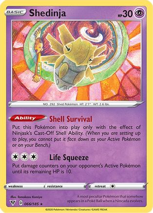 Shedinja (066/185) [SWSH04 Vivid Voltage] Normal - Rare