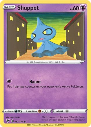 Shuppet (067/185) [SWSH04 Vivid Voltage] Normal - Common