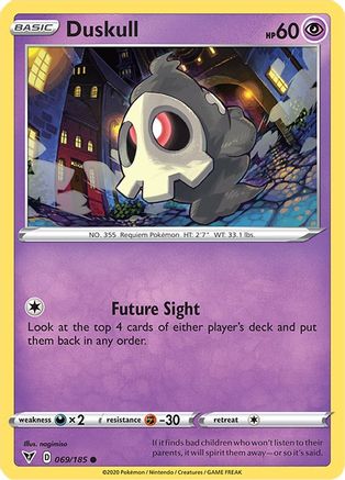 Duskull (069/185) [SWSH04 Vivid Voltage] Normal - Common