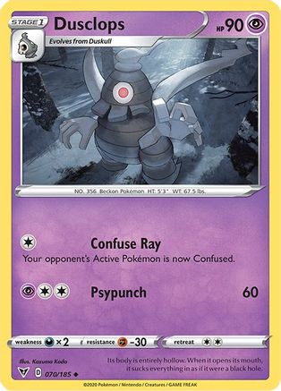 Dusclops (070/185) [SWSH04 Vivid Voltage] Normal - Uncommon