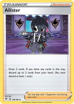 Allister (146/185) [SWSH04 Vivid Voltage] Normal - Uncommon
