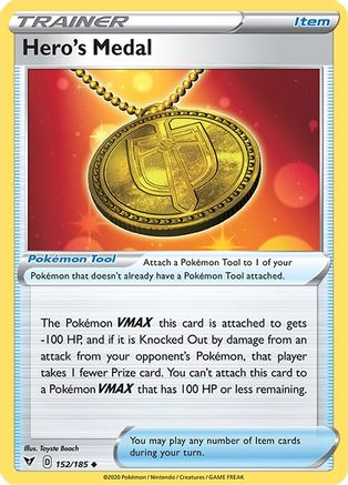 Hero's Medal (152/185) [SWSH04 Vivid Voltage] Normal - Uncommon