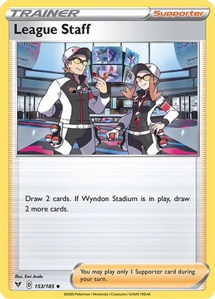 League Staff (153/185) [SWSH04 Vivid Voltage] Normal - Uncommon