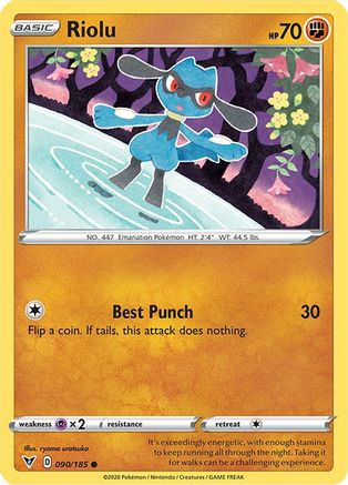 Riolu (090/185) [SWSH04 Vivid Voltage] Normal - Common