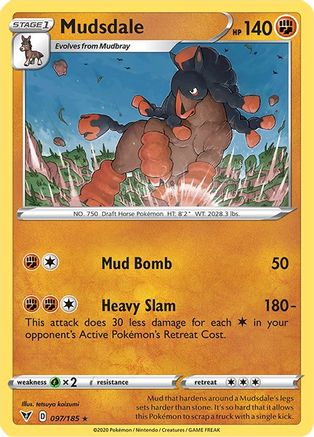 Mudsdale (097/185) [SWSH04 Vivid Voltage] Normal - Rare