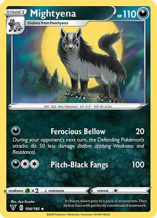 Mightyena (104/185) [SWSH04 Vivid Voltage] Normal - Uncommon