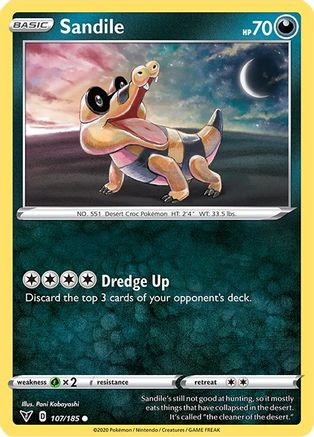 Sandile (107/185) [SWSH04 Vivid Voltage] Normal - Common