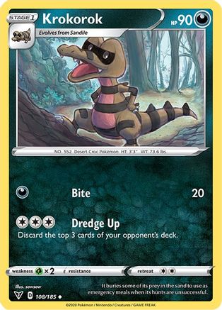 Krokorok (108/185) [SWSH04 Vivid Voltage] Normal - Uncommon