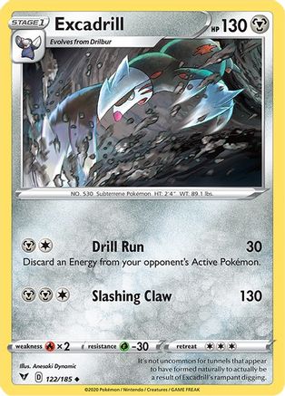 Excadrill (122/185) [SWSH04 Vivid Voltage] Normal - Uncommon