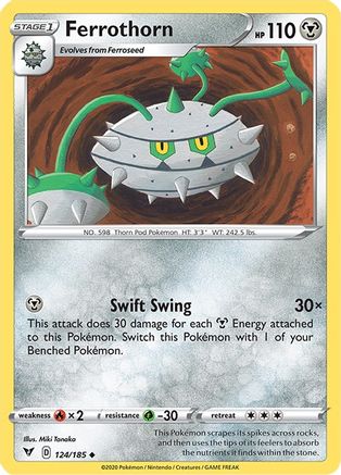 Ferrothorn (124/185) [SWSH04 Vivid Voltage] Normal - Uncommon