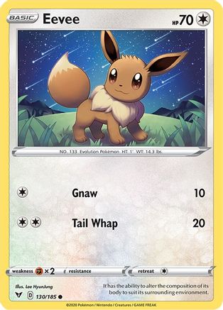 Eevee (130/185) [SWSH04 Vivid Voltage] Normal - Common