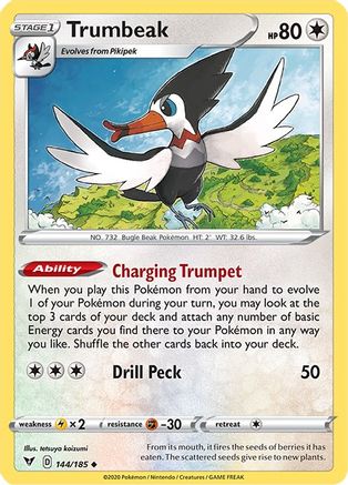 Trumbeak (144/185) [SWSH04 Vivid Voltage] Normal - Uncommon