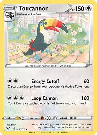 Toucannon (145/185) [SWSH04 Vivid Voltage] Normal - Rare