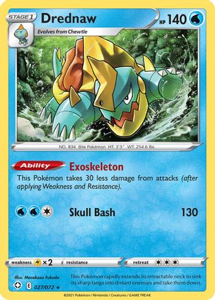 Drednaw (027/72) [Shining Fates] Normal - Rare