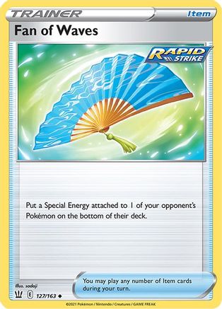 Fan of Waves (127/163) [SWSH05 Battle Styles] Reverse Holofoil - Uncommon