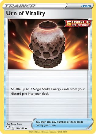 Urn of Vitality (139/163) [SWSH05 Battle Styles] Normal - Uncommon