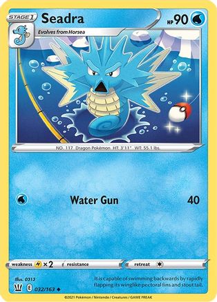 Seadra (032/163) [SWSH05 Battle Styles] Reverse Holofoil - Uncommon