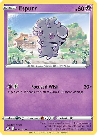 Espurr (060/163) [SWSH05 Battle Styles] Normal - Common