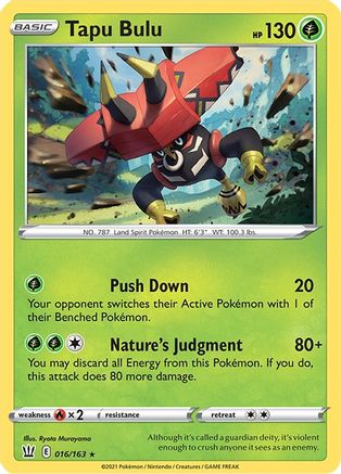 Tapu Bulu (16/163) [Deck Exclusives] Normal - Rare