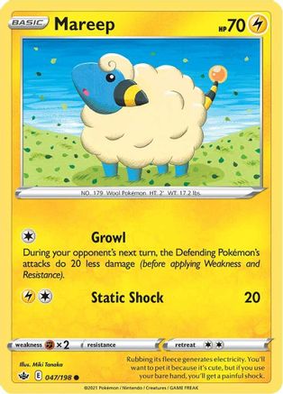 Mareep (047/198) [SWSH06 Chilling Reign] Normal - Common