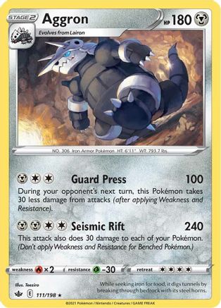Aggron (111/198) [SWSH06 Chilling Reign] Normal - Rare