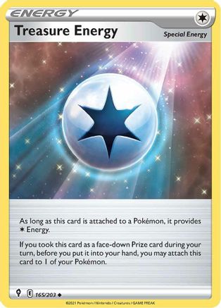 Treasure Energy (165/203) [SWSH07 Evolving Skies] Normal - Uncommon