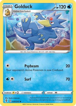 Golduck (025/203) [SWSH07 Evolving Skies] Normal - Uncommon