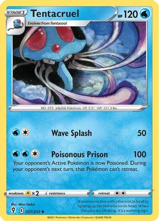 Tentacruel (027/203) [SWSH07 Evolving Skies] Normal - Uncommon