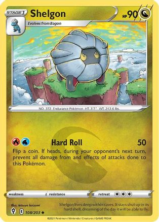 Shelgon (108/203) [SWSH07 Evolving Skies] Normal - Uncommon