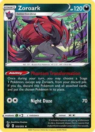 Zoroark (103/203) [Deck Exclusives] Normal - Promo