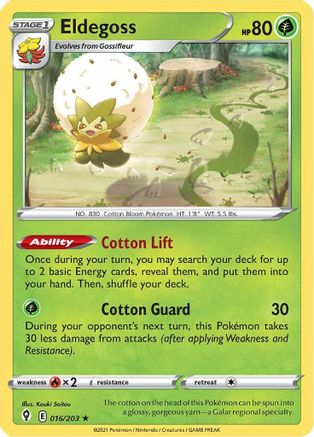 Eldegoss (16/203) [Deck Exclusives] Normal - Promo