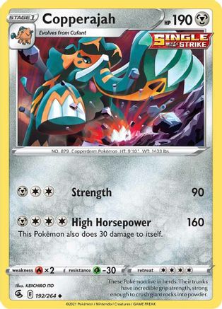 Copperajah (192/264) [SWSH08 Fusion Strike] Normal - Uncommon