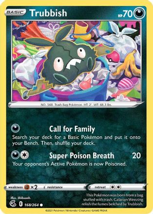 Trubbish (168/264) [SWSH08 Fusion Strike] Normal - Common
