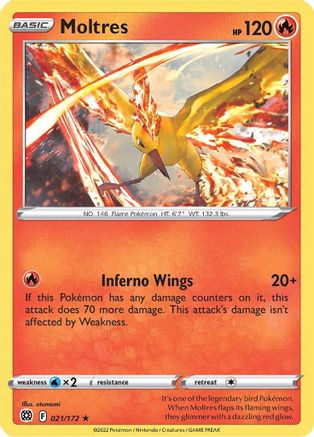 Moltres (021/172) [Deck Exclusives] Normal - Promo